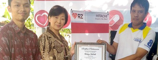 Aksi Siaga Sehat Hitachi Asia di Indonesia