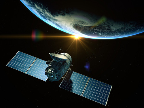 Illustration of a satellite. RI to seek private investment to develop digital infrastructure (Shutterstock/Tatiana Shepeleva)