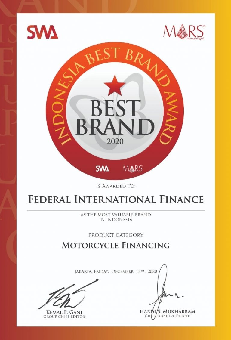 FIFGROUP Terima Best Brand Award